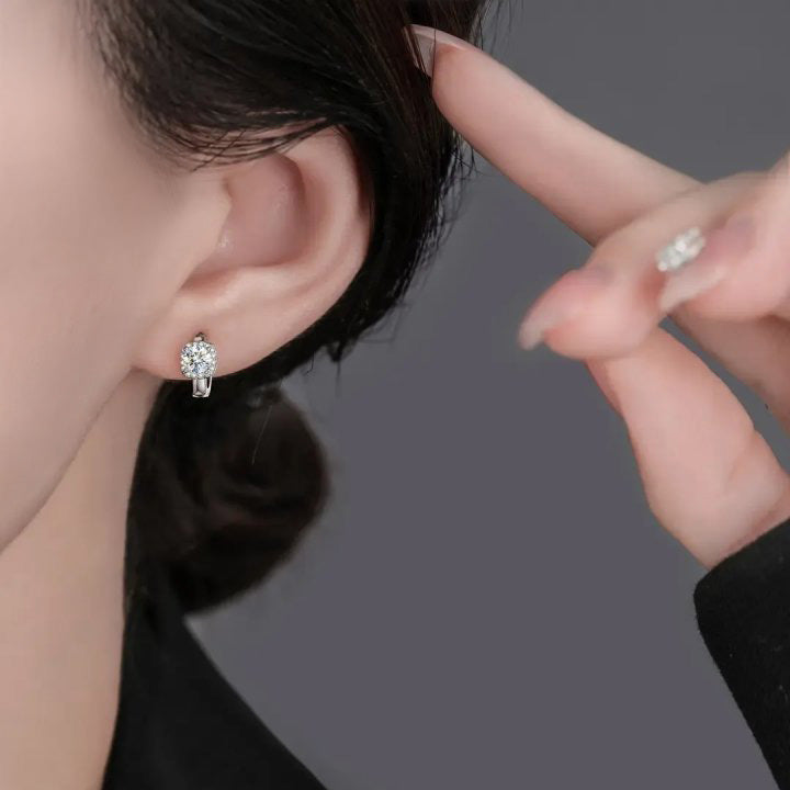 Quadratische Diamant-Ohrringe