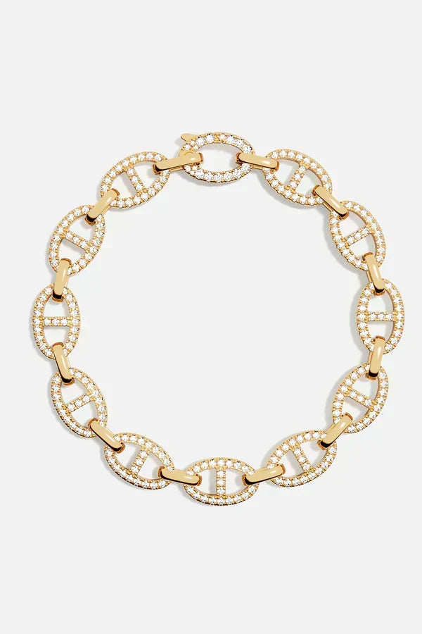 Goldenes luxuriöses Gliederarmband