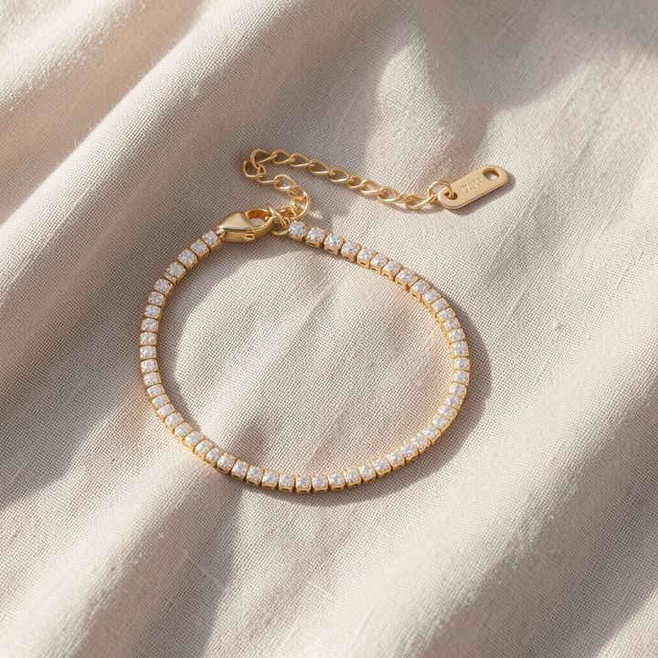 Luxuriöses Kristall-Tennisarmband