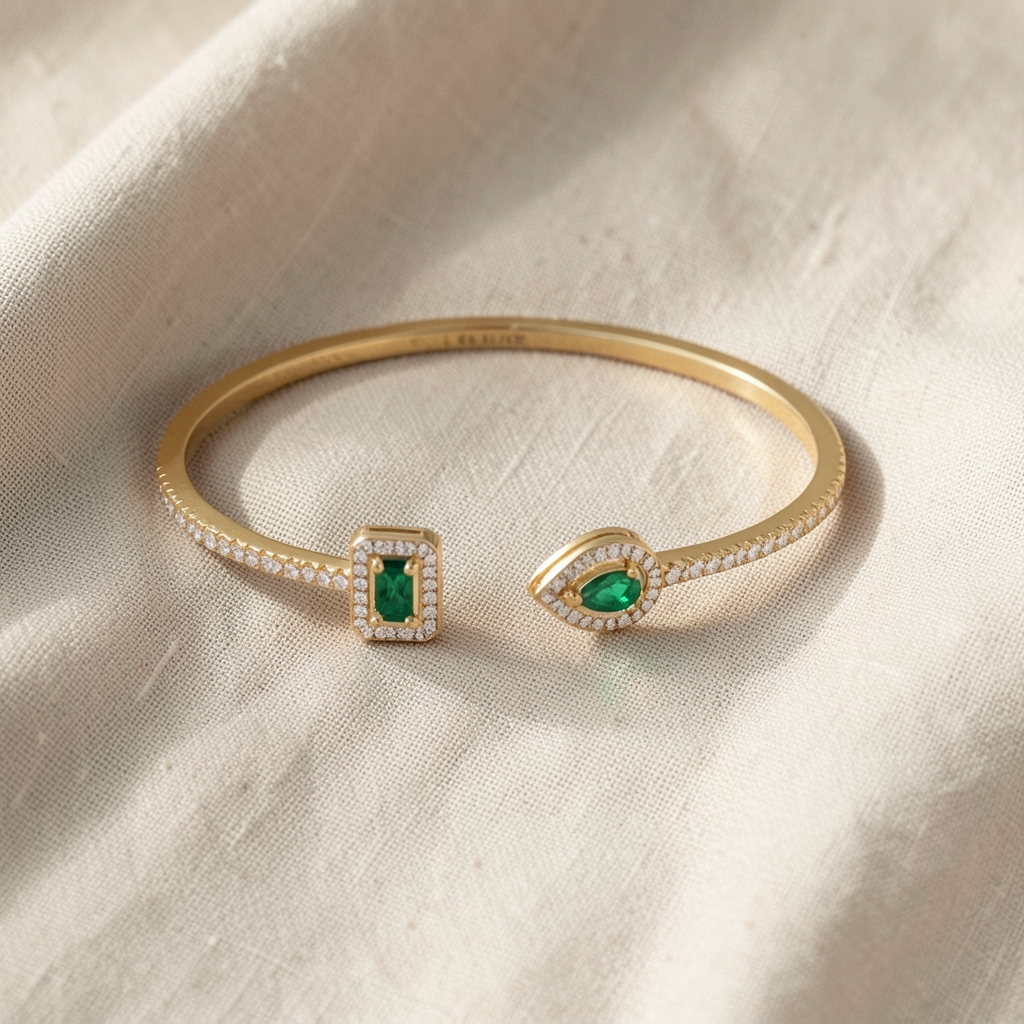 Grünes Armband Liebe