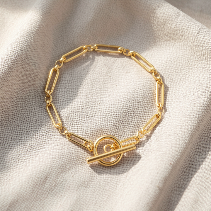 T-Bar-Kettenarmband | Gold