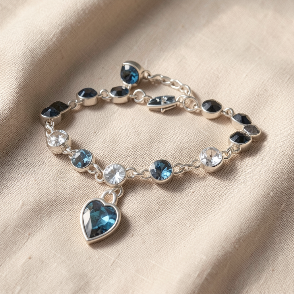Armband Meeresherz-Schimmer | Weissgold