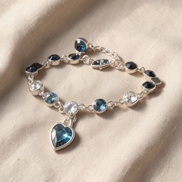 Armband Meeresherz-Schimmer | Weissgold