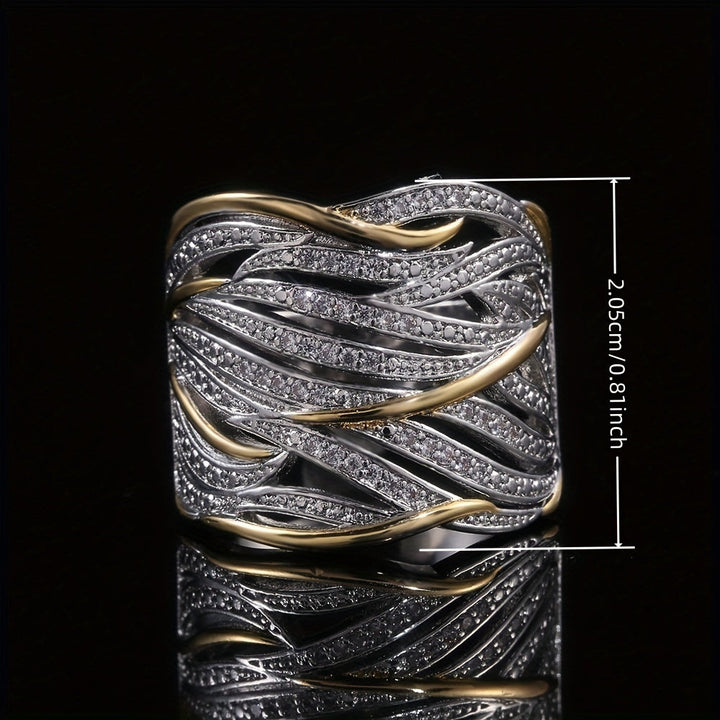 Mehrlagiger geflochtener Ring