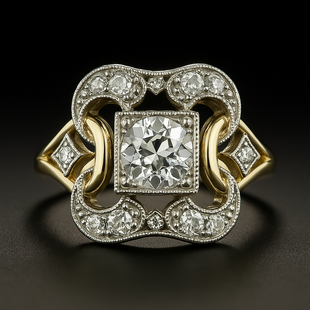 Auffälliger Goldring