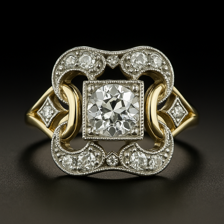 Auffälliger Goldring
