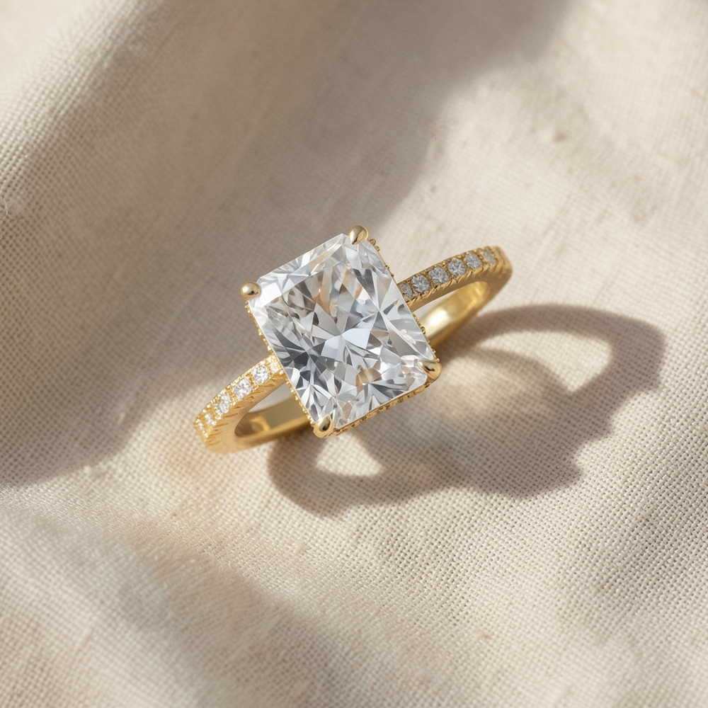 Königlicher Diamant-Solitärring
