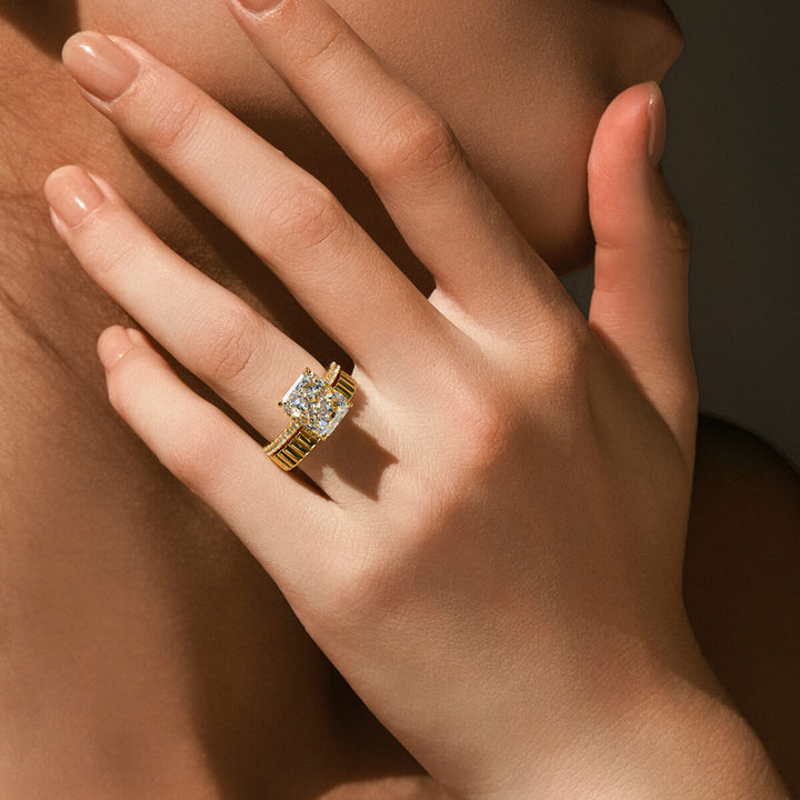 Königlicher Diamant-Solitärring