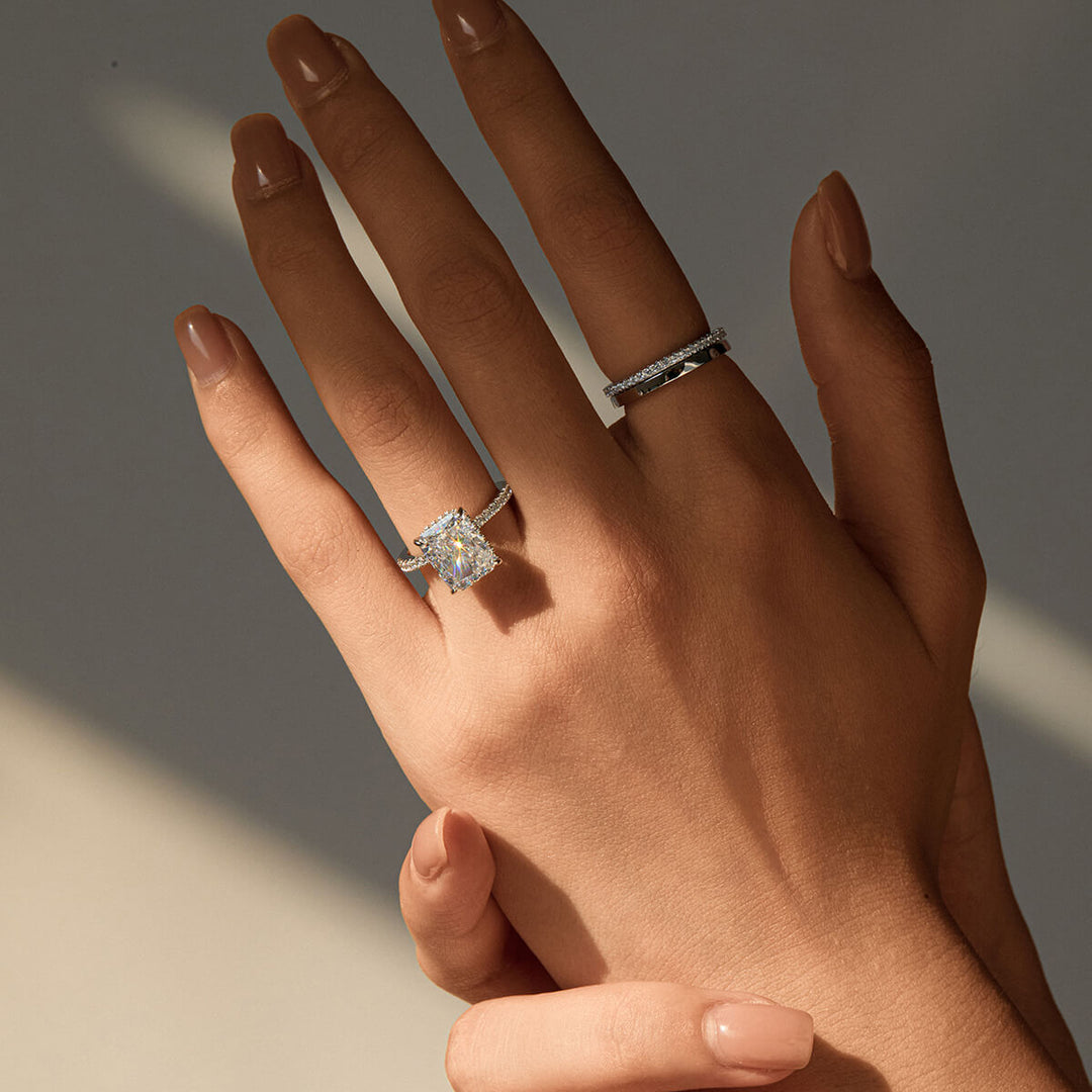 Königlicher Diamant-Solitärring
