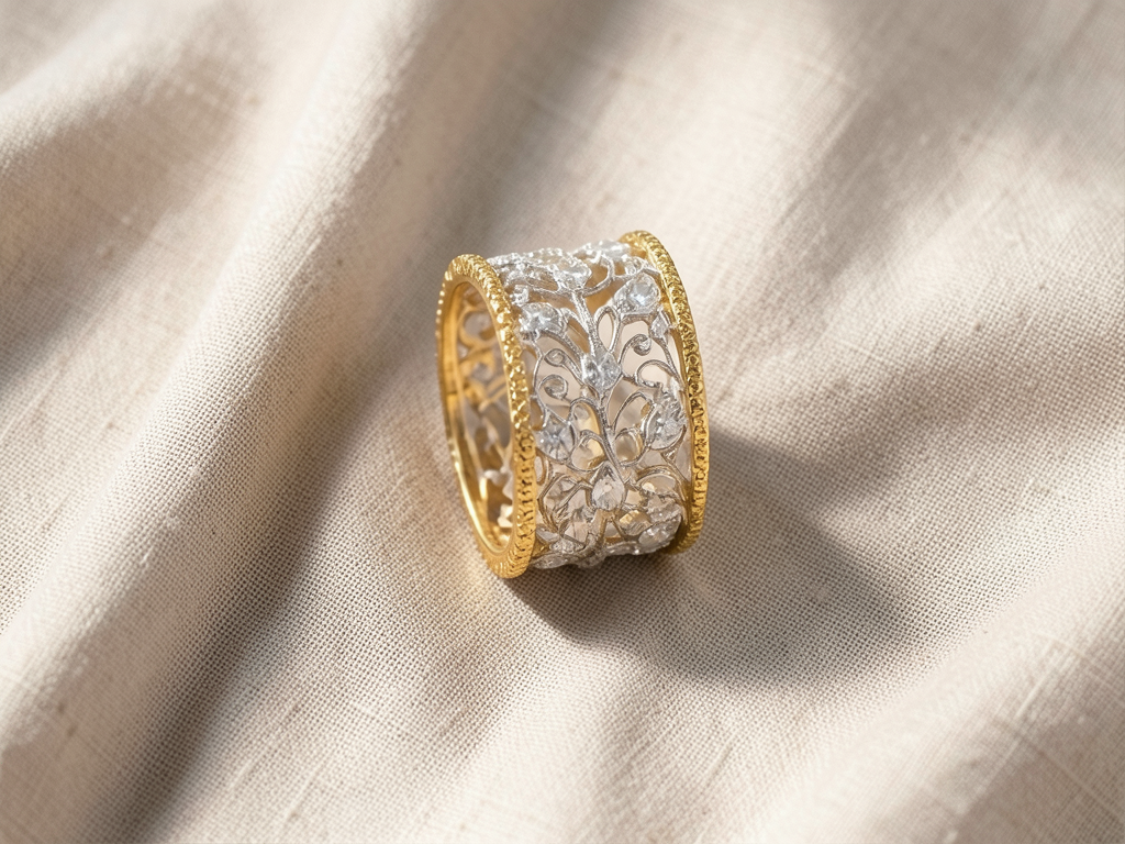 Ivy-Ring mit Zirkonia