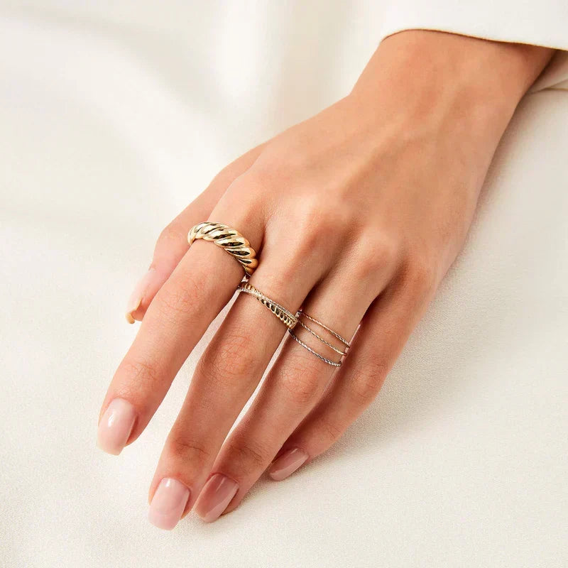 Croissant-Ring | Gold