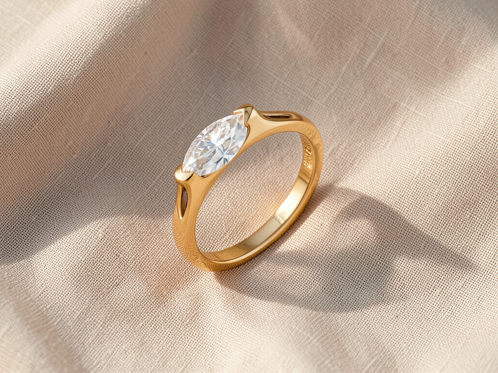 Schmaler Ring | Gold