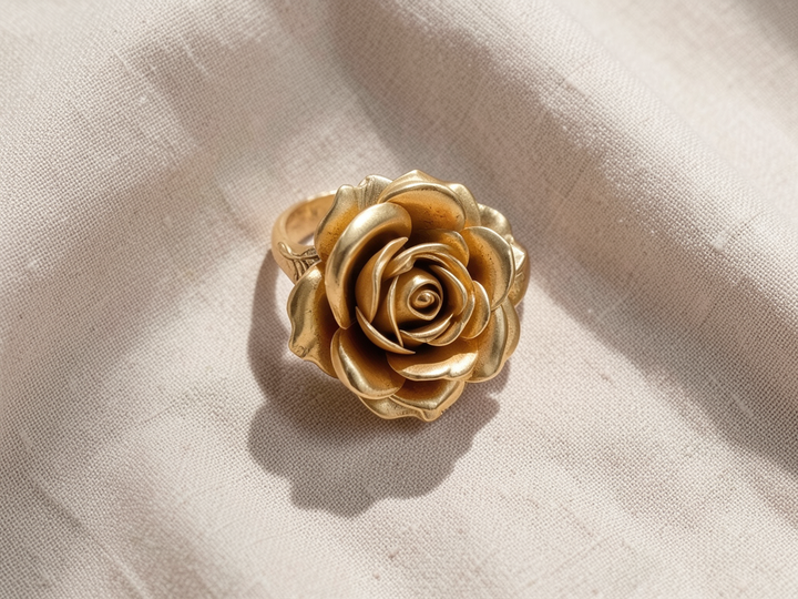 Goldener Blumenring