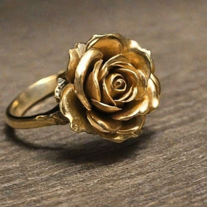 Goldener Blumenring