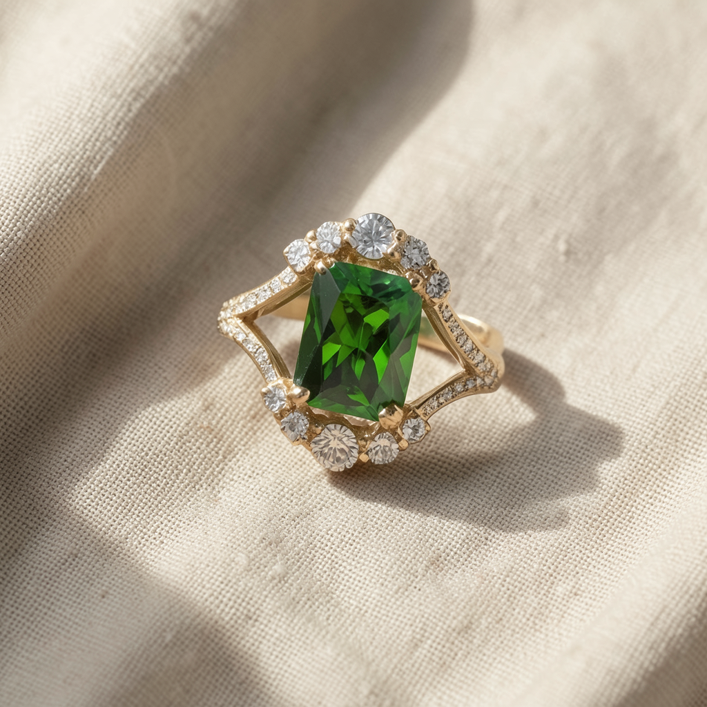 Ring mit Smaragd