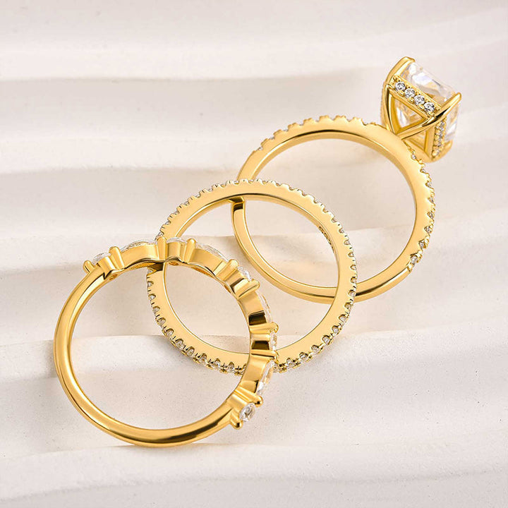 Ring-Set Goldene Eleganz