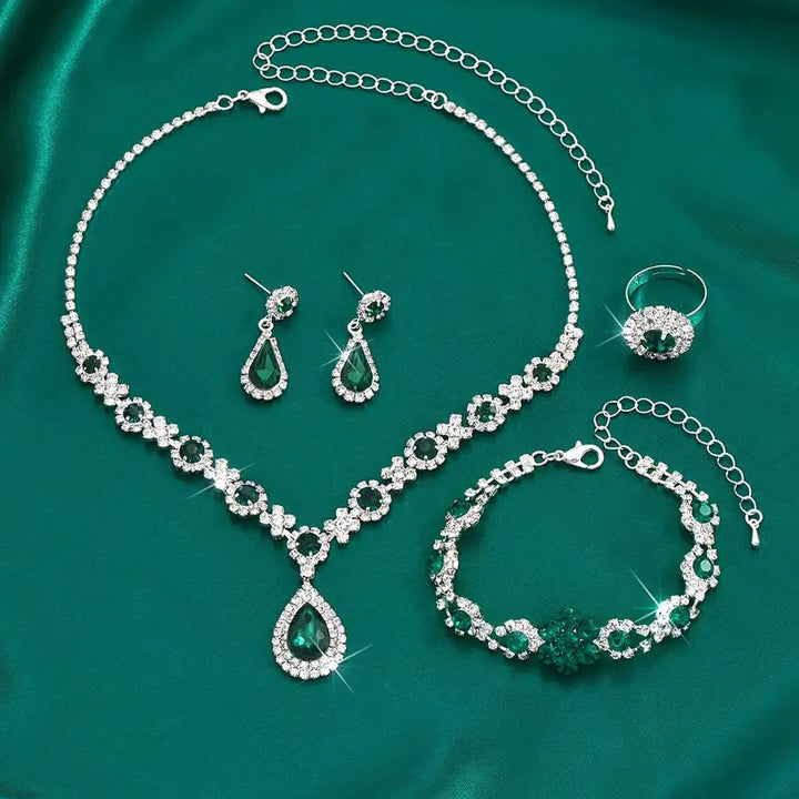 Schmuckset Adriana Lysandre | Weissgold