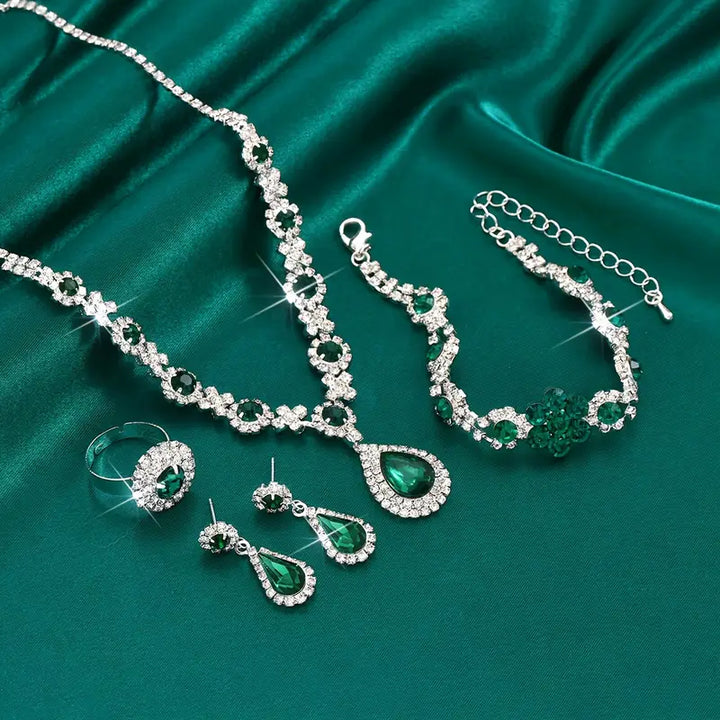 Schmuckset Adriana Lysandre | Weissgold