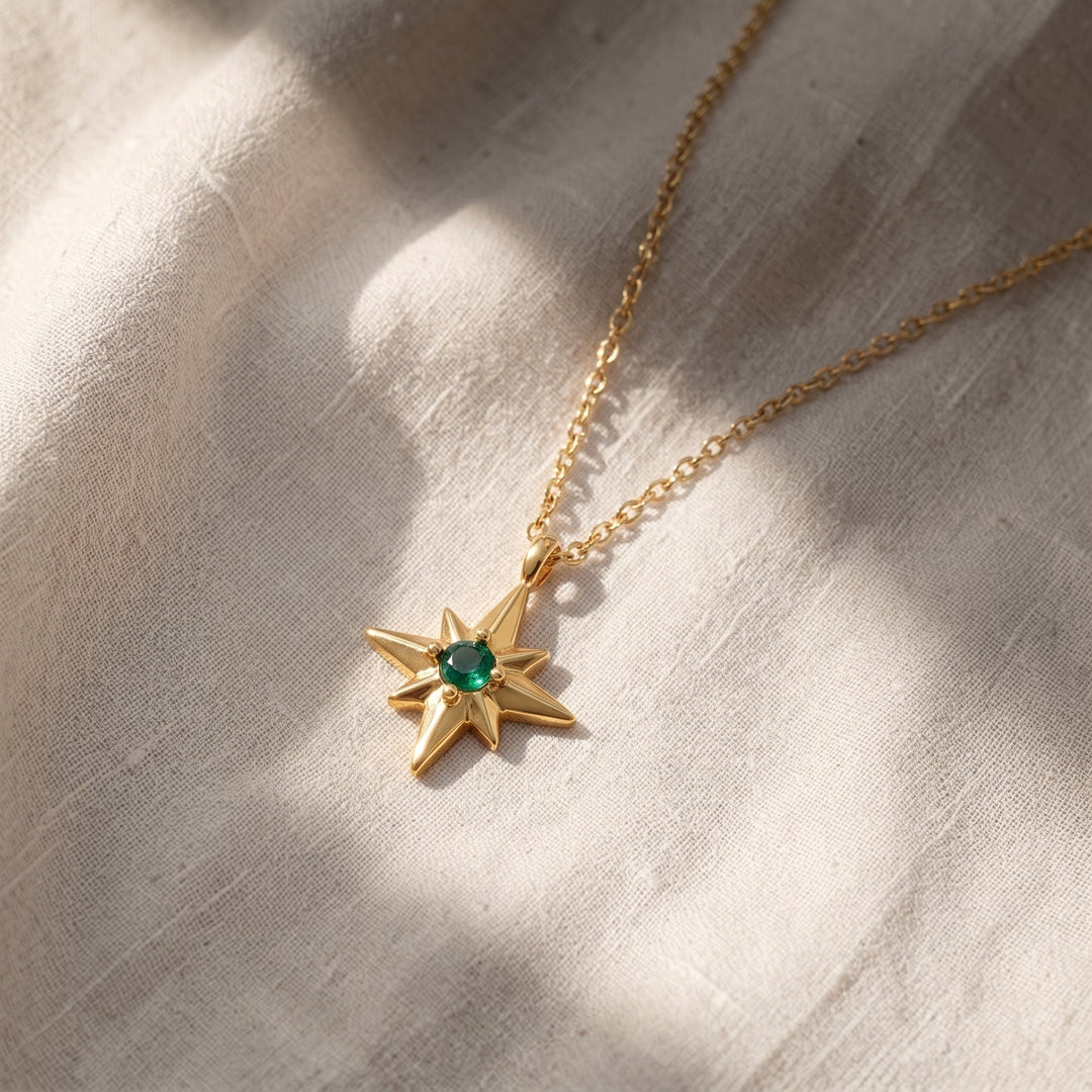 Halskette Estelle Himmlischer Edelstein | Gold