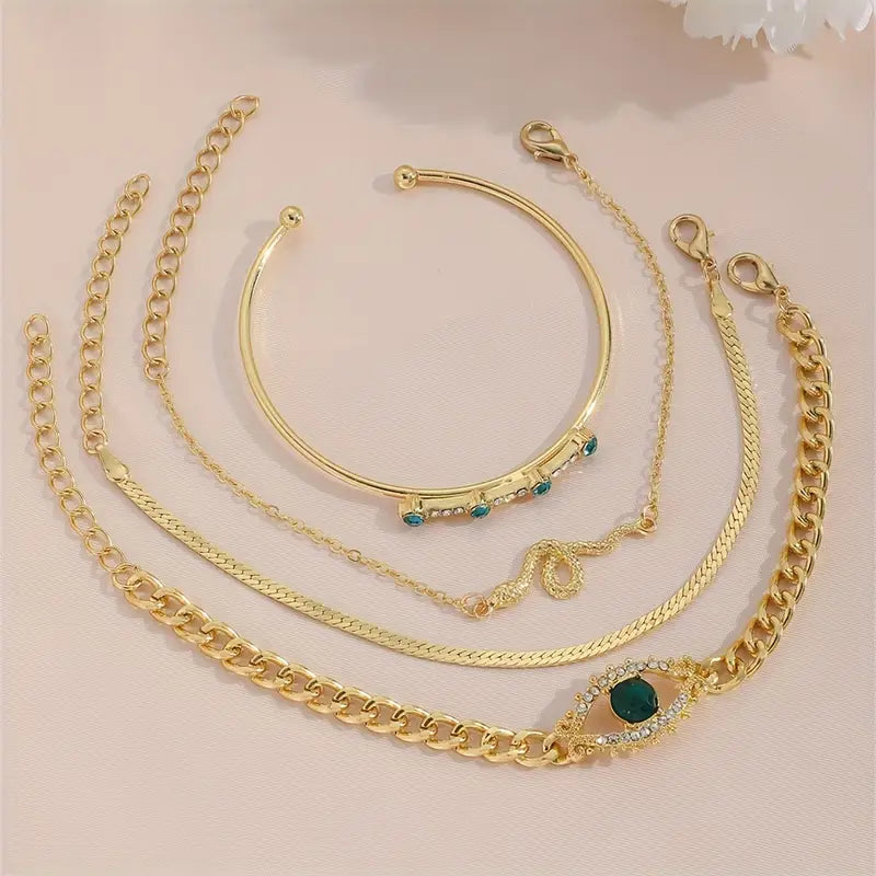 Armbandset Serpina Veyra | Gold