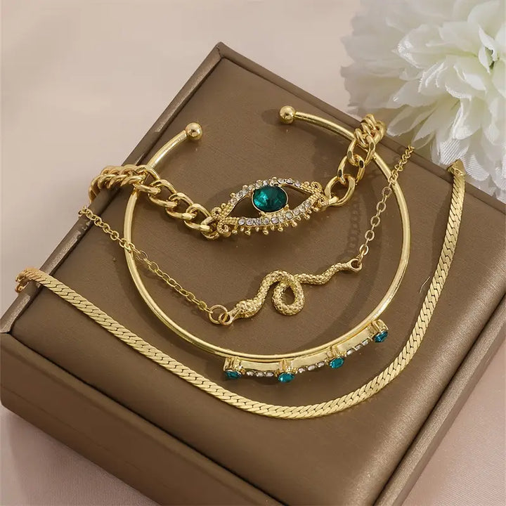 Armbandset Serpina Veyra | Gold