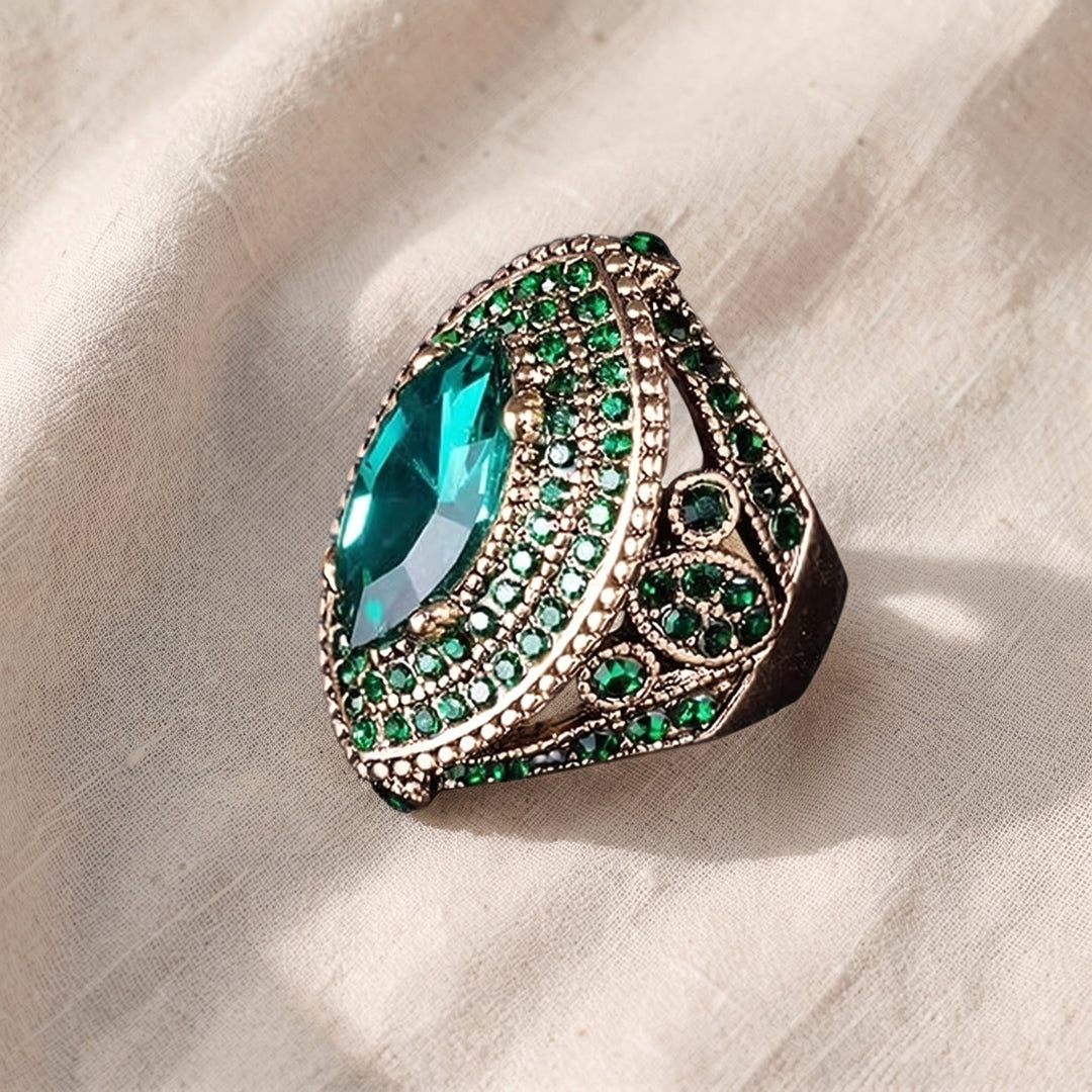 Ring Regent mit Smaragd | Gold