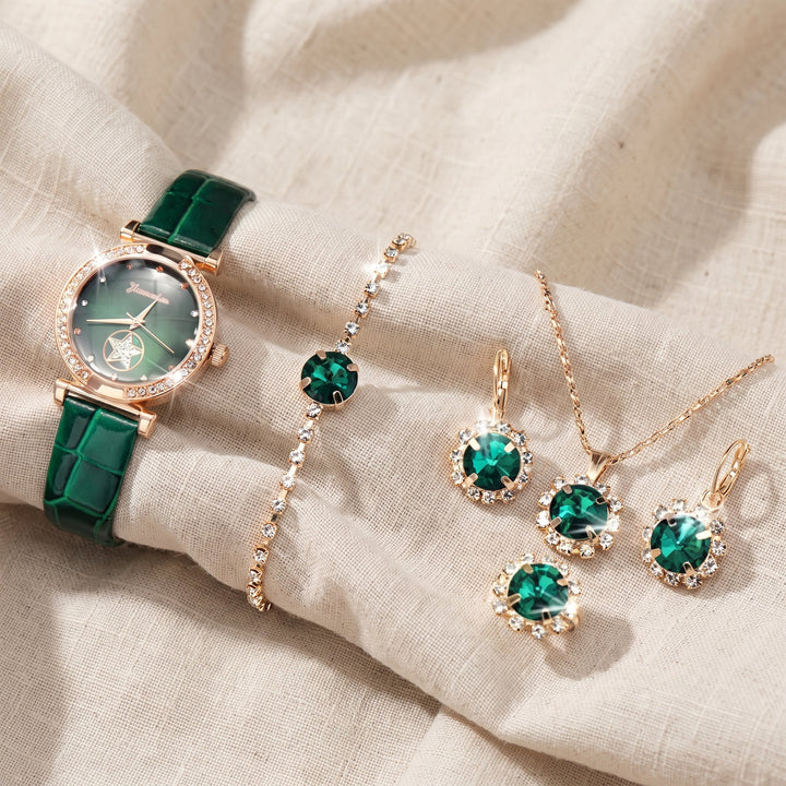 Schmuckset Verdantra Timecourt | Gold