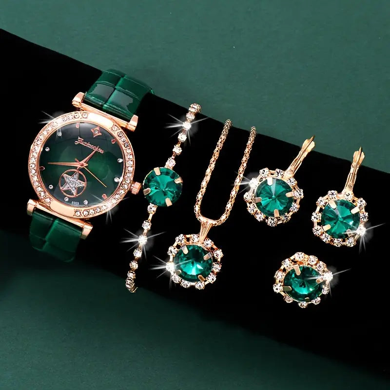 Schmuckset Verdantra Timecourt | Gold