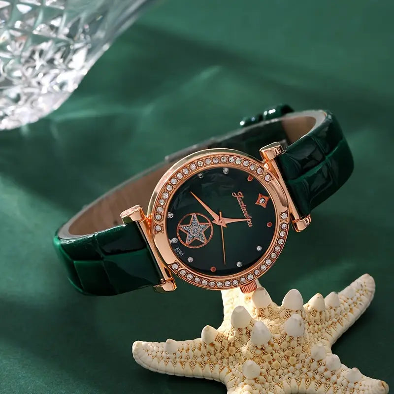 Schmuckset Verdantra Timecourt | Gold