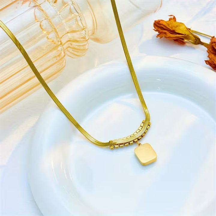 Halskette Regalia Prizma mit Smaragd | Gold