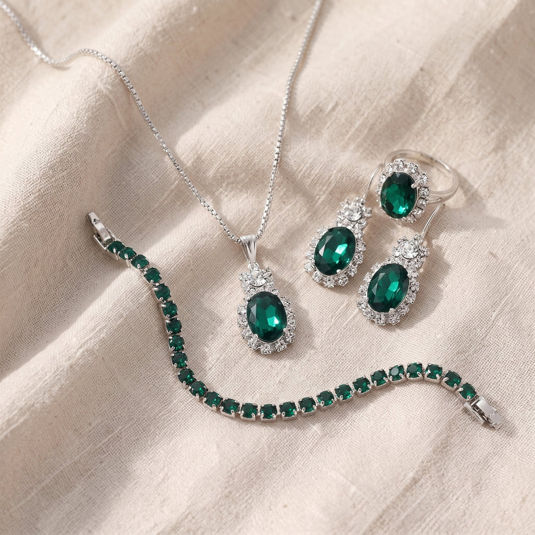Schmuckset Seloria Grevalyn | Weissgold