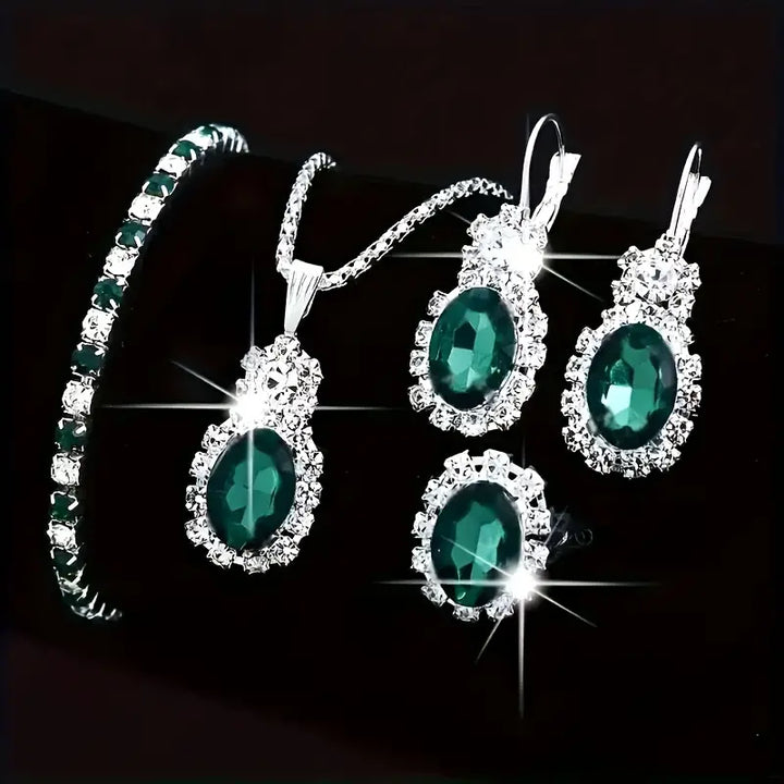 Schmuckset Seloria Grevalyn | Weissgold