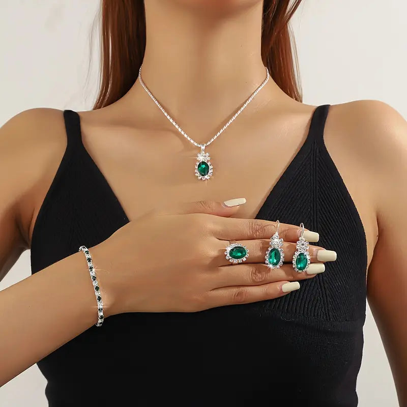 Schmuckset Seloria Grevalyn | Weissgold