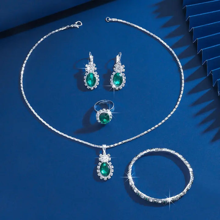 Schmuckset Seloria Grevalyn | Weissgold