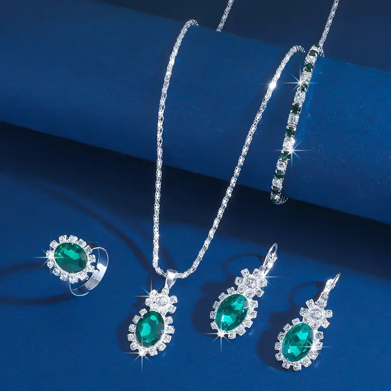Schmuckset Seloria Grevalyn | Weissgold