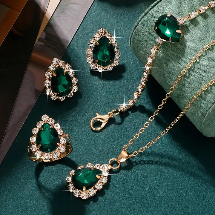 Schmuckset Elisandre Vermont | Gold