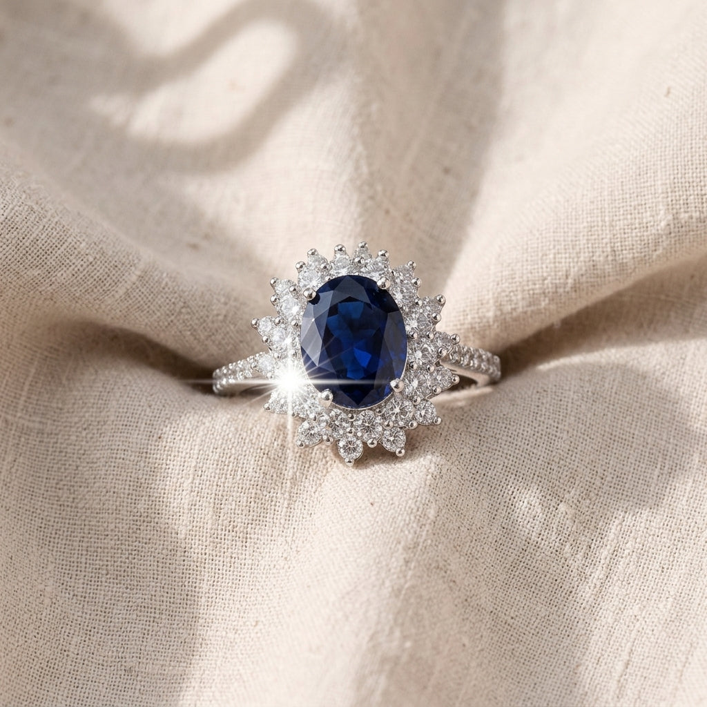 Ring Vionne Saphirae | Weissgold