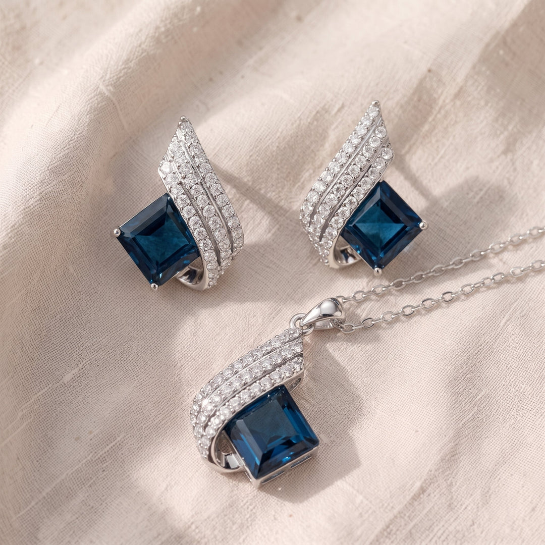 Schmuckset Brienne Solazure | Weissgold