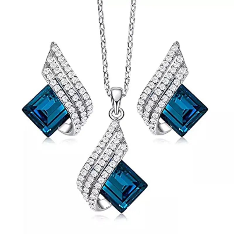 Schmuckset Brienne Solazure | Weissgold