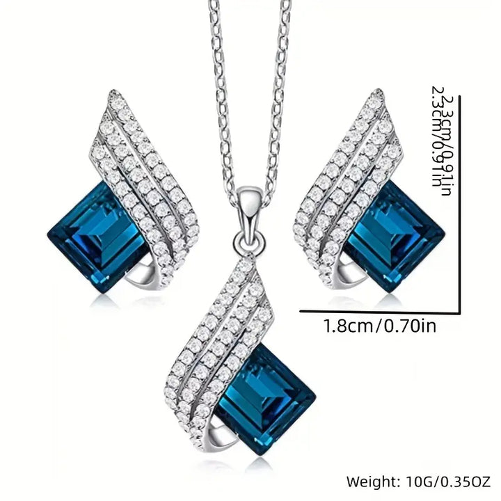 Schmuckset Brienne Solazure | Weissgold
