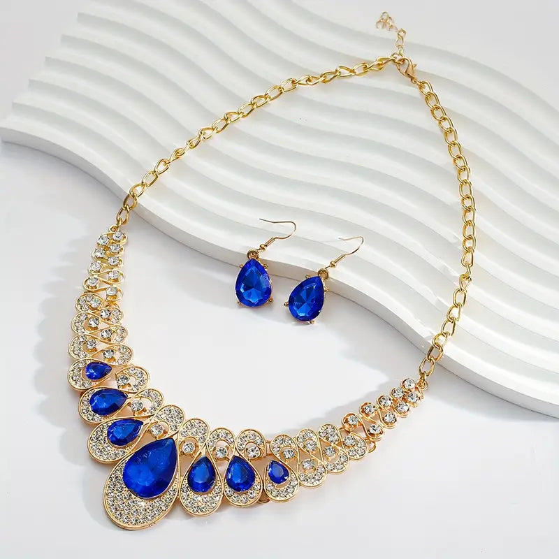 Schmuckset Maevina Zafiros | Gold