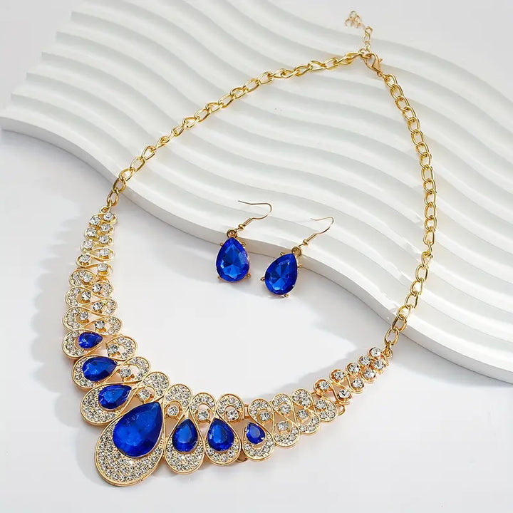 Schmuckset Maevina Zafiros | Gold