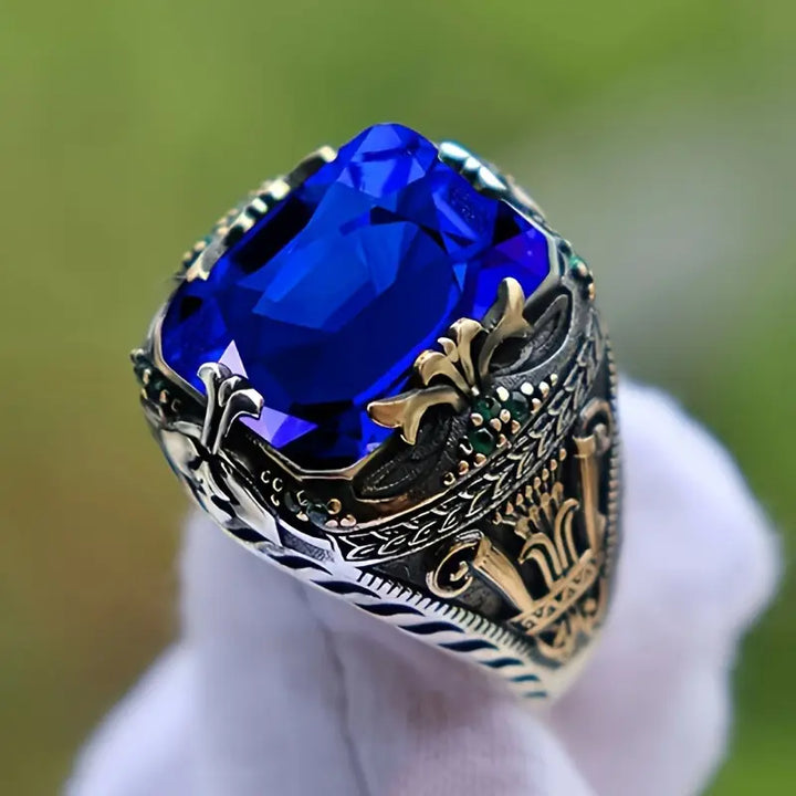 Ring Klara Saphira | Bicolor-Gold