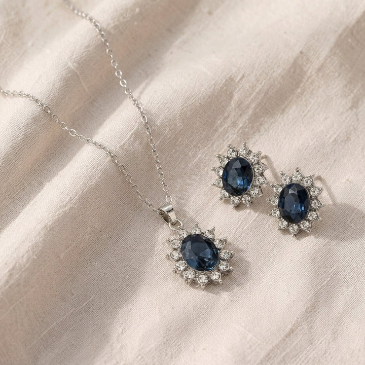 Schmuckset Katya Azuryn | Weissgold