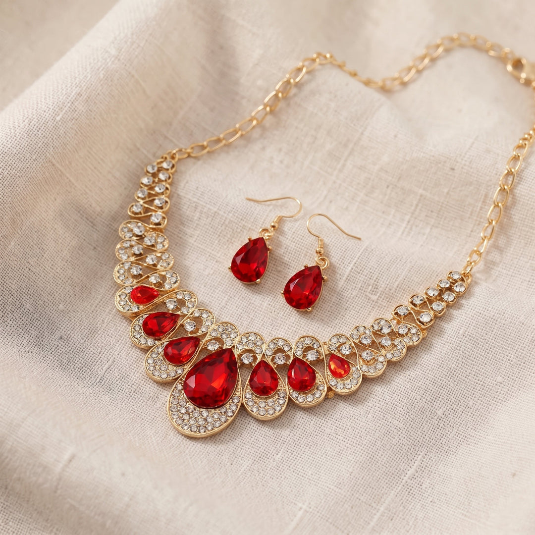 Schmuckset Maevina Crimselle | Gold
