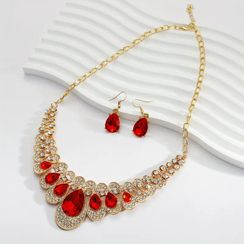 Schmuckset Maevina Crimselle | Gold