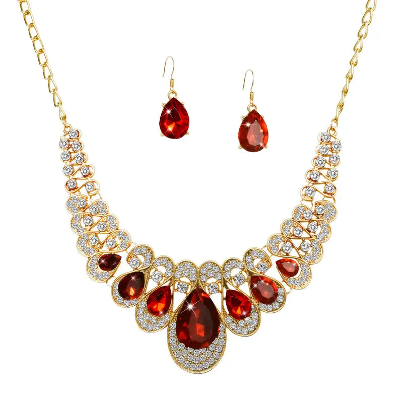 Schmuckset Maevina Crimselle | Gold