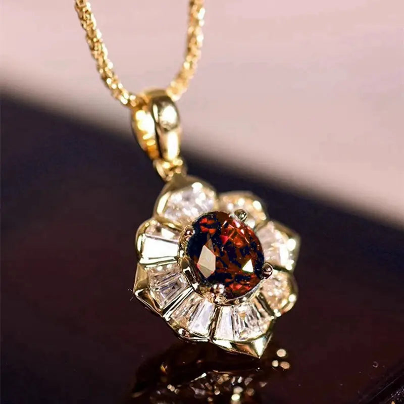 Halskette Kavella Solcrimson | Gold