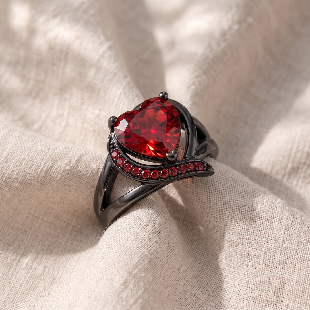 Ring Calindra Rosethorne | Schwarz