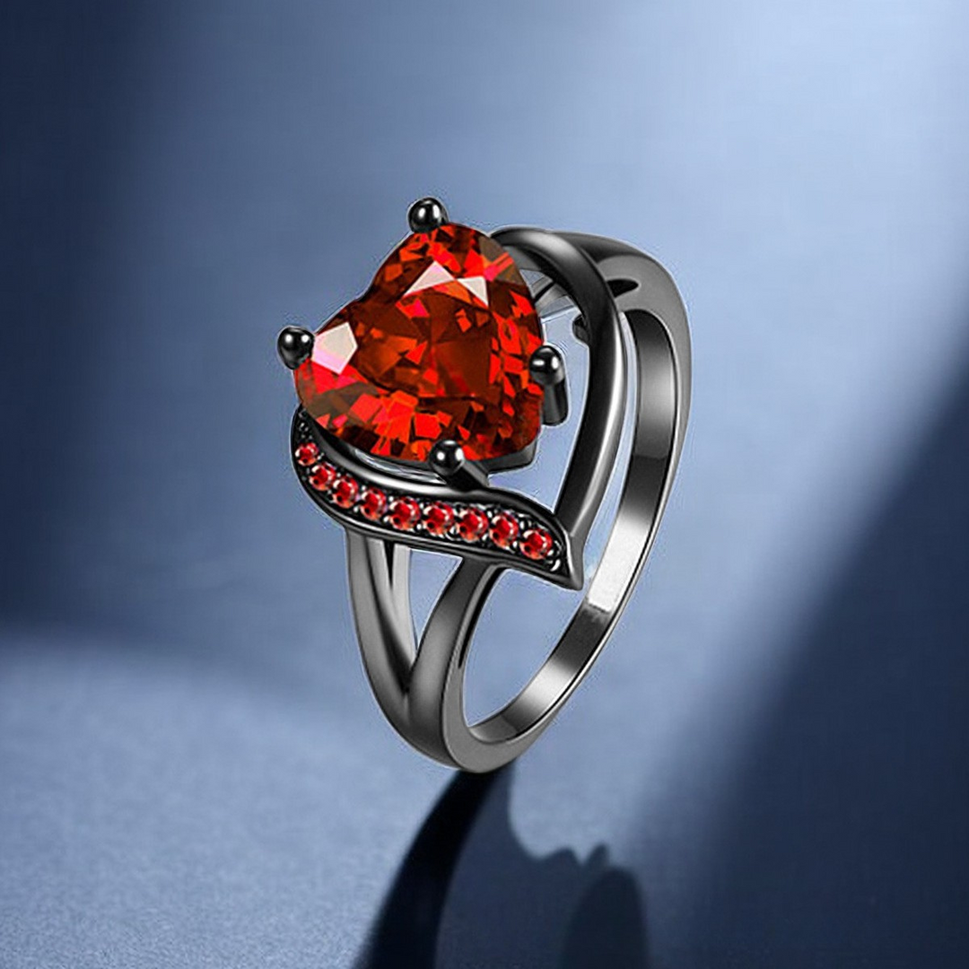 Ring Calindra Rosethorne | Schwarz